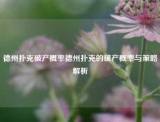 德州扑克破产概率德州扑克的破产概率与策略解析