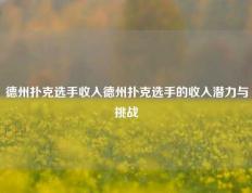 德州扑克选手收入德州扑克选手的收入潜力与挑战