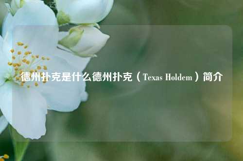 德州扑克是什么德州扑克（Texas Holdem）简介