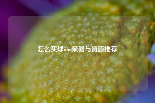 怎么买球nba策略与资源推荐